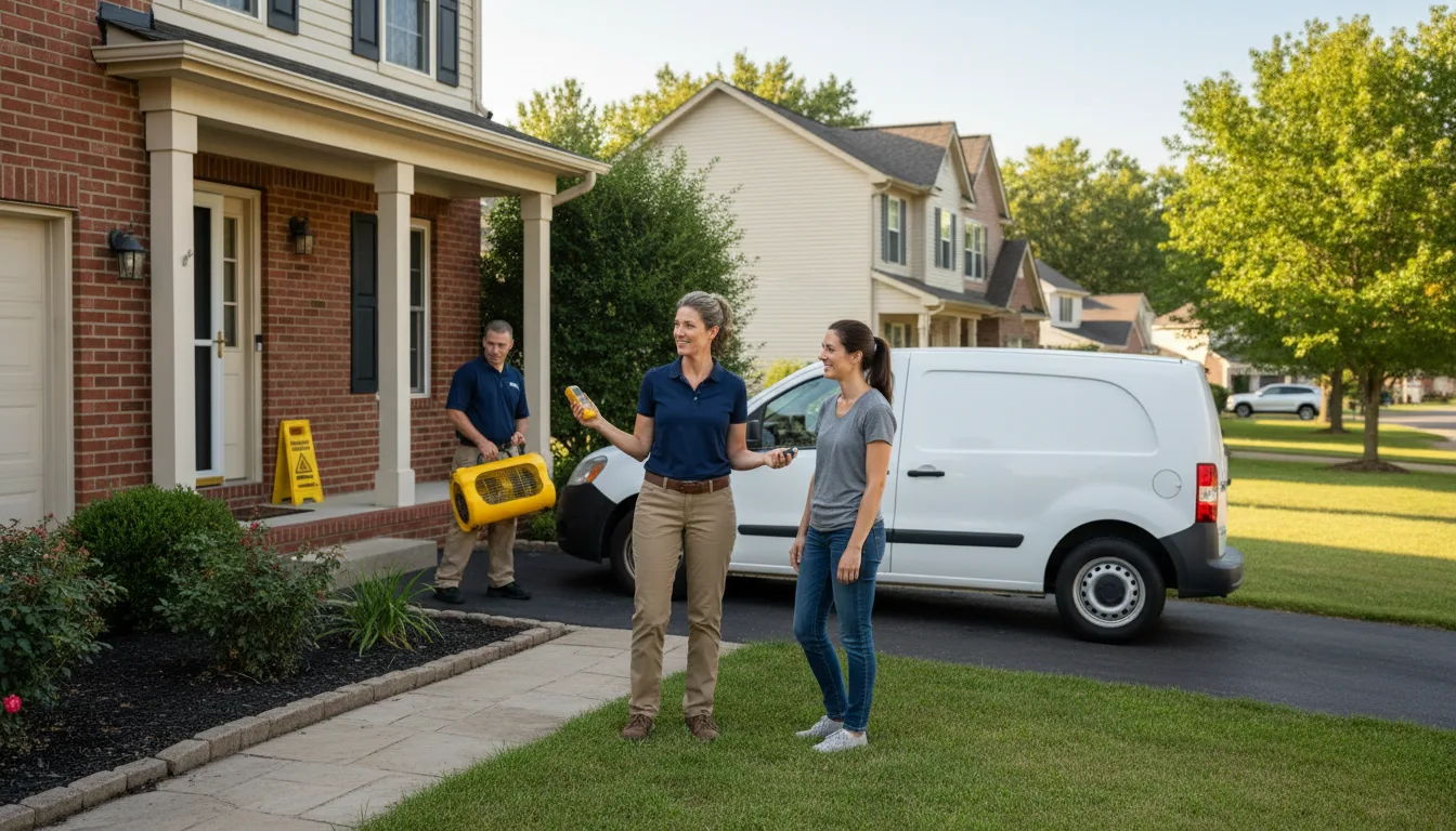 Water restoration image for Mold Remediation in Evensville, TN